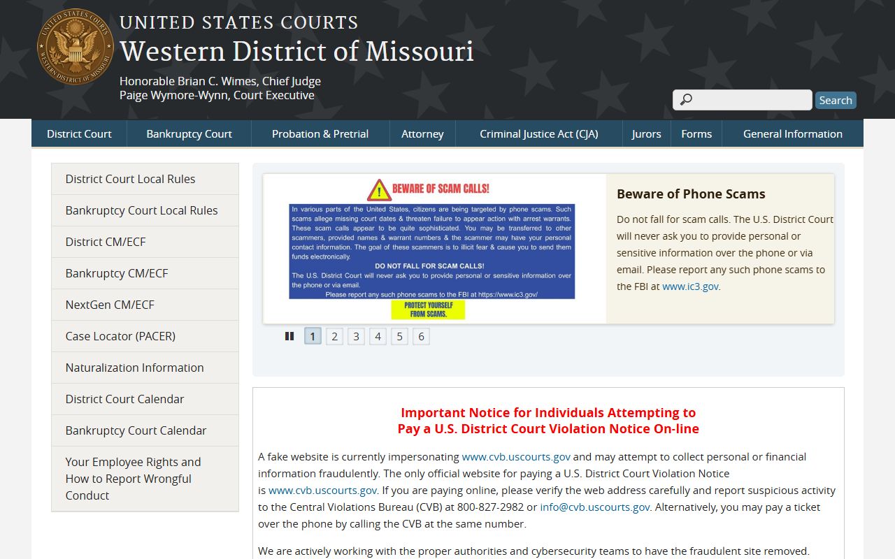 Jackson County Circuit Court federal court distinction